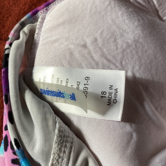 Swim Suits for All Tribal Print Halter Swimsuit - Picture 4 of 4